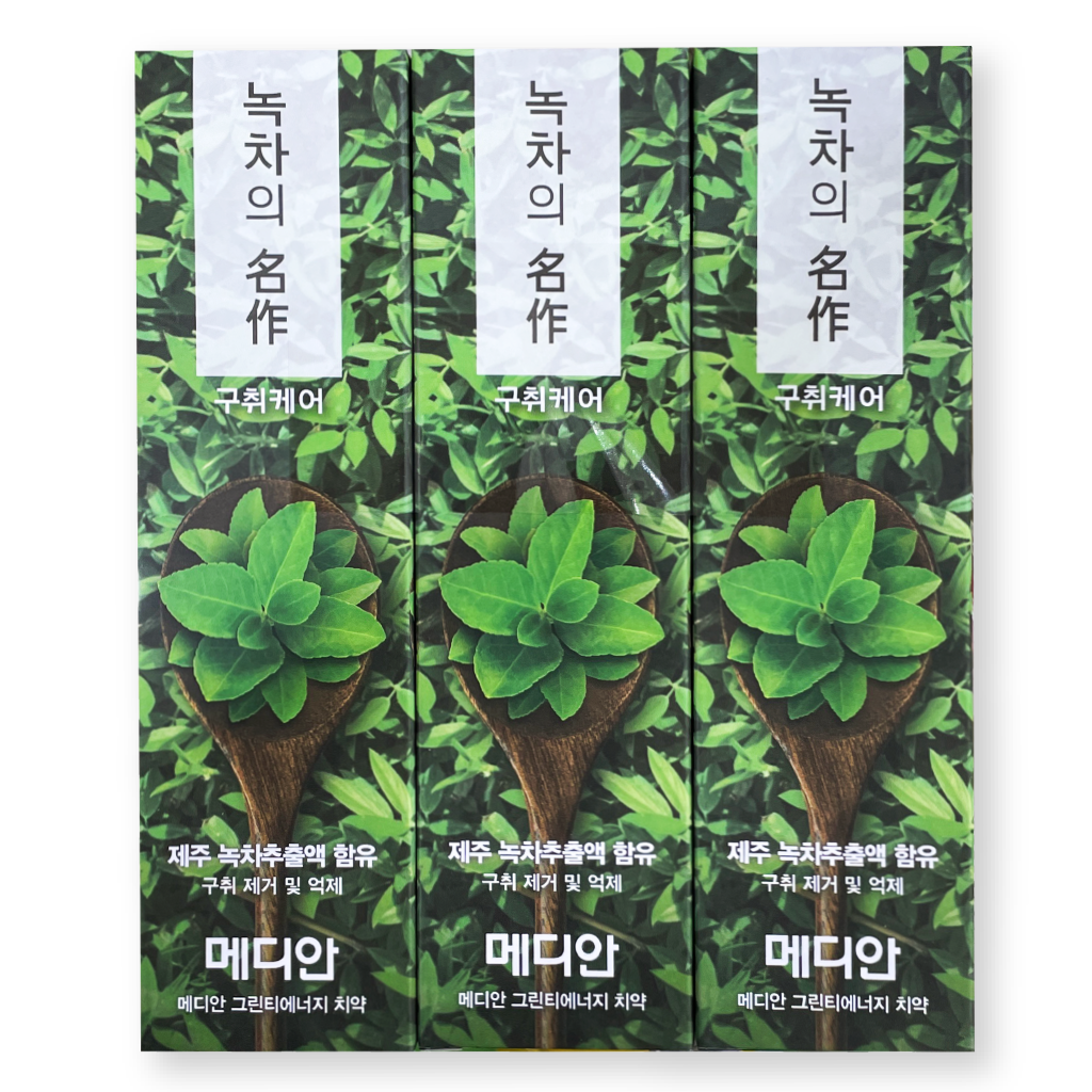 Mediand Green Tea Masterpiece Toothpaste 120g x3